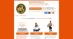 Desktop Screenshot of escudos-bordados.com